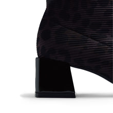 Load image into Gallery viewer, Gioseppo Leo Print Sock Boot|80794BK
