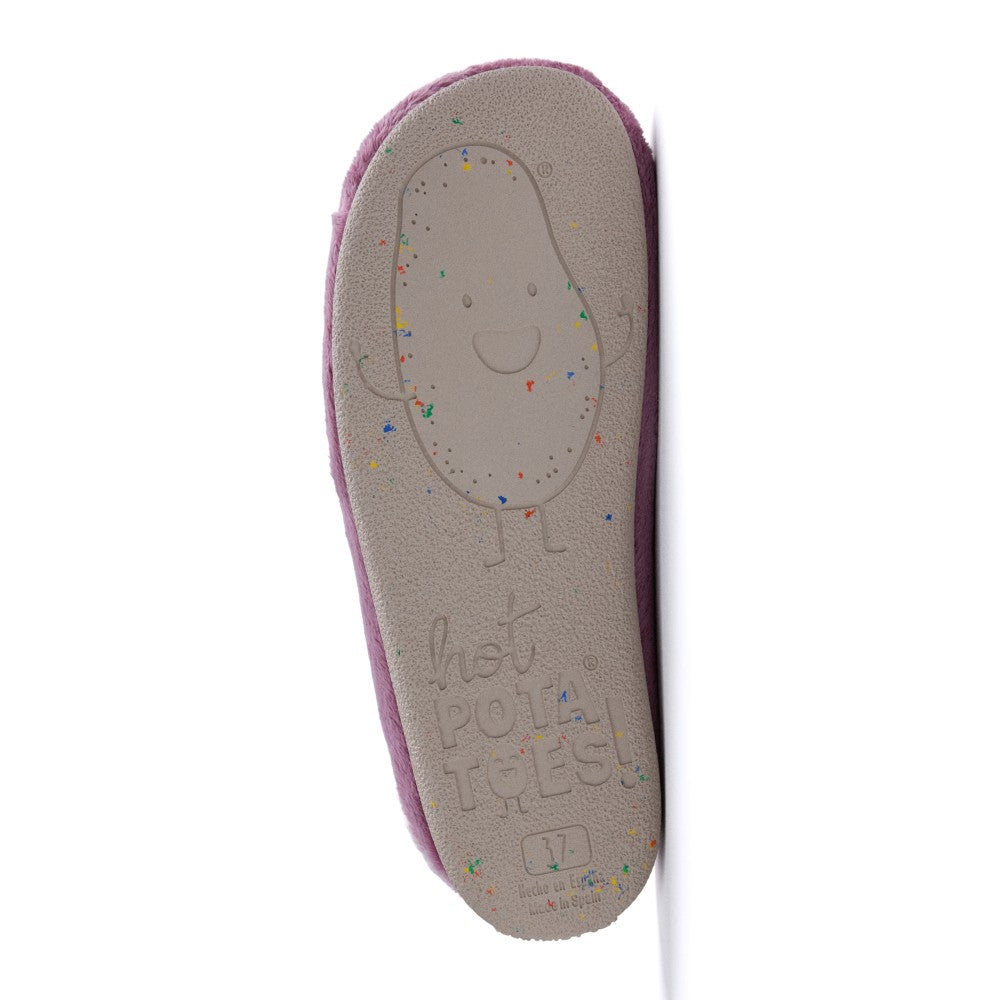 Hot Potatoe Lilac Fur Slipper|80884PK
