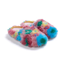 Load image into Gallery viewer, Hot Potatoe Fur Rainbow Slipper|80934MU
