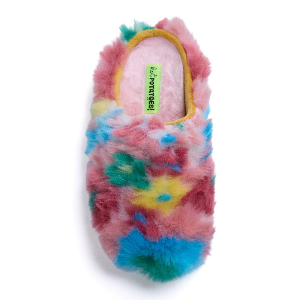 Hot Potatoe Fur Rainbow Slipper|80934MU
