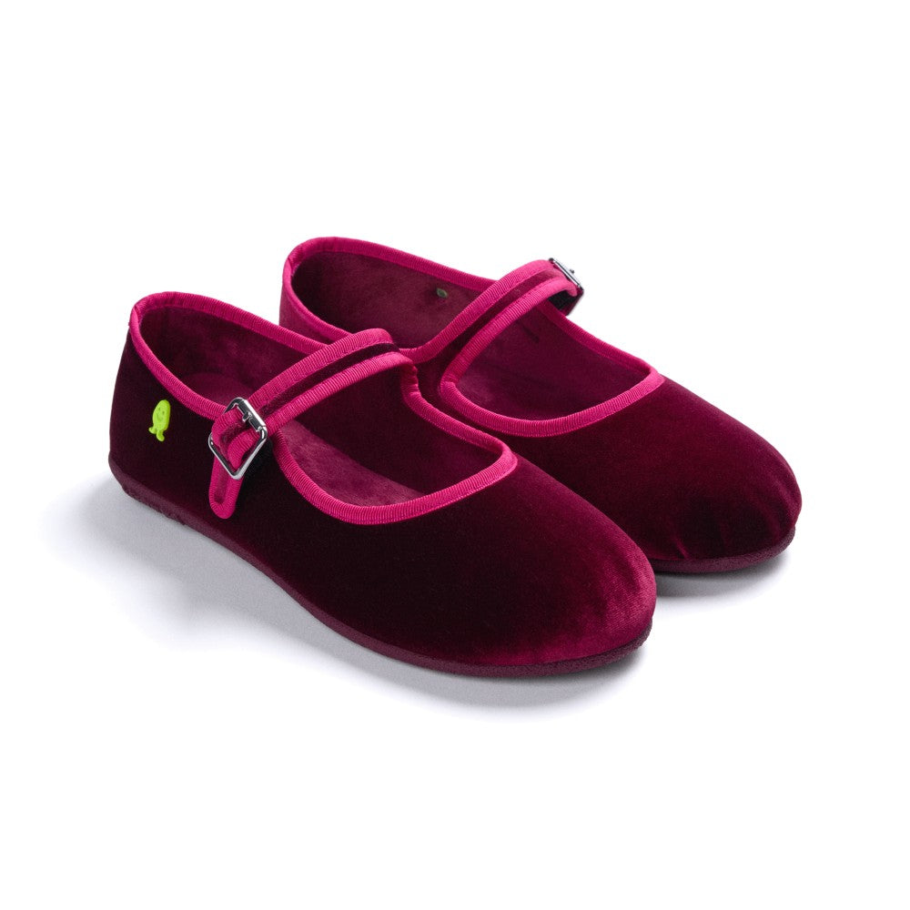 Hot Potatoe Burgundy Mary Jane Slipper|80937BU
