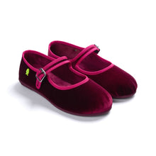 Load image into Gallery viewer, Hot Potatoe Burgundy Mary Jane Slipper|80937BU
