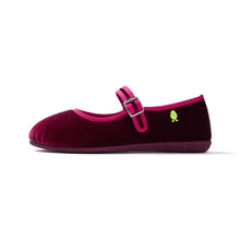Load image into Gallery viewer, Hot Potatoe Burgundy Mary Jane Slipper|80937BU
