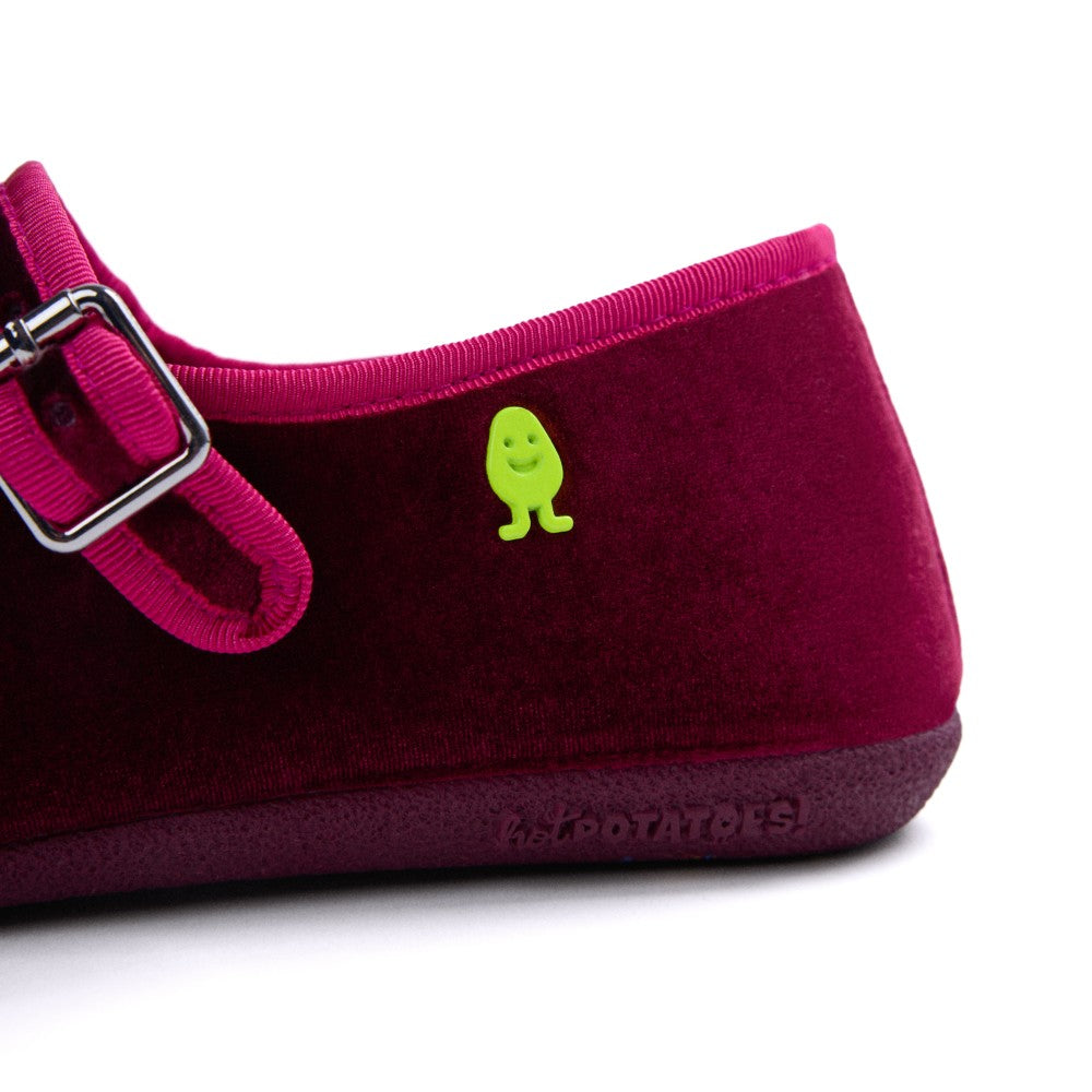Hot Potatoe Burgundy Mary Jane Slipper|80937BU
