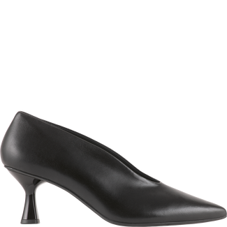 Hogl Black Soft Leather Pump|1060100100