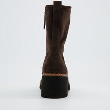 Load image into Gallery viewer, Paul Green Dark Brown Suede Ankle Boot|8133040
