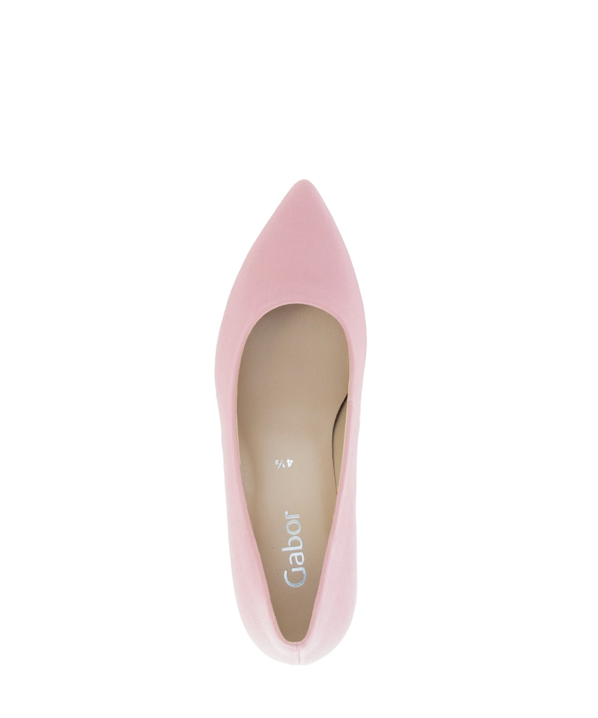 Gabor Pink Leather Pump|8139020