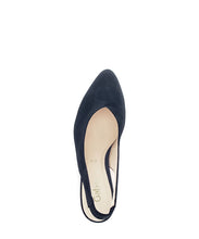 Load image into Gallery viewer, Gabor Navy Suede Sling Back|8152016
