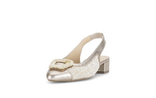 Load image into Gallery viewer, Gabor Gold Sling Back|8152642
