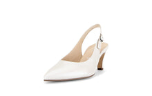 Load image into Gallery viewer, Gabor White Pearl Sling Back|8159061
