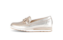 Load image into Gallery viewer, Gabor Light Gold Leather Loafer| 8241682
