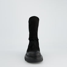 Load image into Gallery viewer, Paul Green Black Nubuck Ankle Boot|8253010
