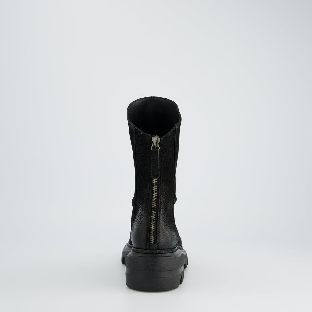 Paul Green Black Nubuck Ankle Boot|8253010