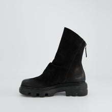 Load image into Gallery viewer, Paul Green Black Nubuck Ankle Boot|8253010
