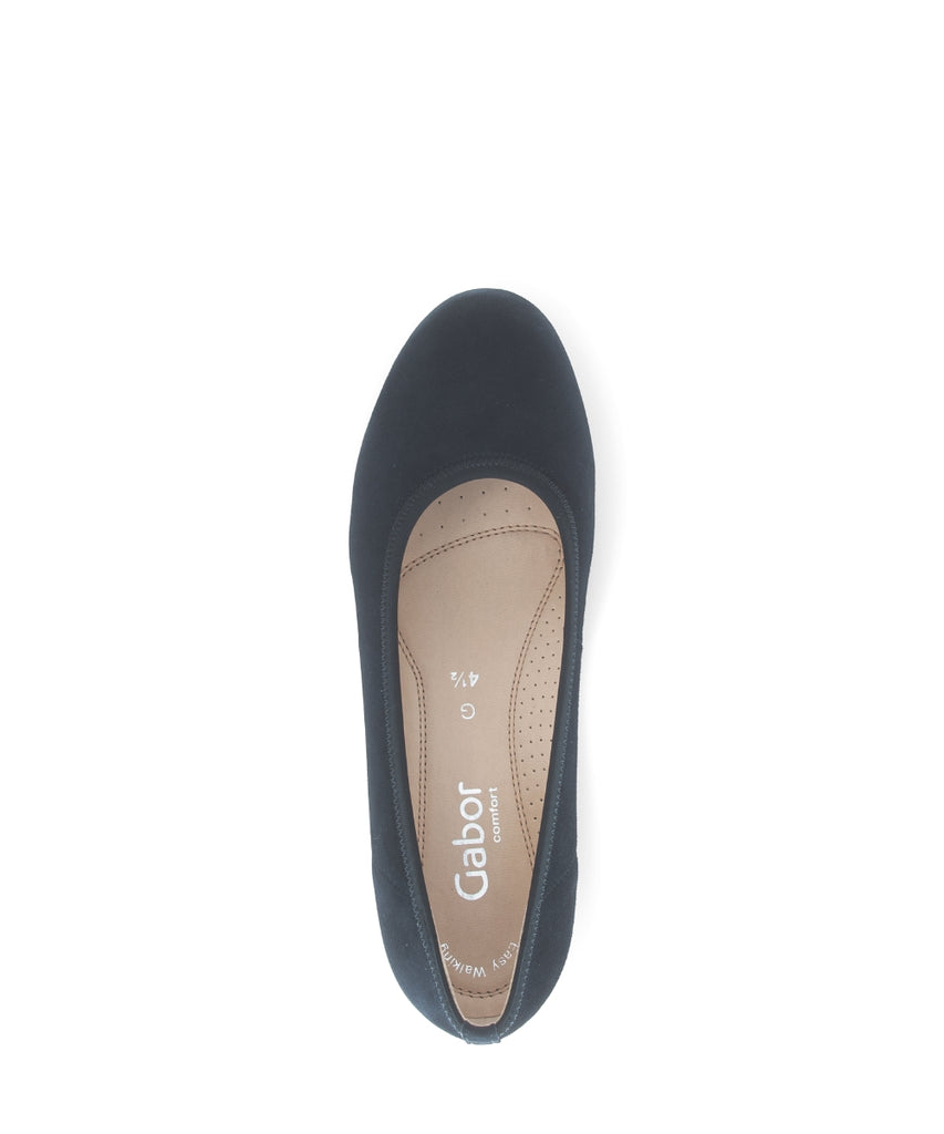 Gabor Navy Mini Wedge Pump|8264146