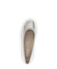 Load image into Gallery viewer, Gabor Light Gold Wedge Pump|8264182G
