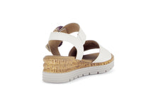 Load image into Gallery viewer, Gabor White Wedge Strap Sandal|8270652
