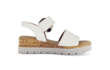 Load image into Gallery viewer, Gabor White Wedge Strap Sandal|8270652
