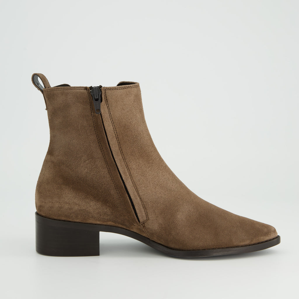 Paul Green Brown Suede Ankle Boot |8271069