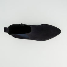 Load image into Gallery viewer, Paul Green Navy Suede Ankle Boot|8271074
