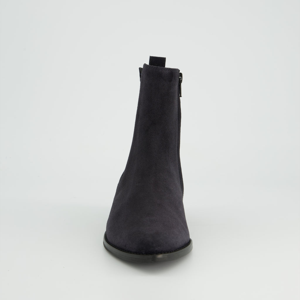 Paul Green Navy Suede Ankle Boot|8271074