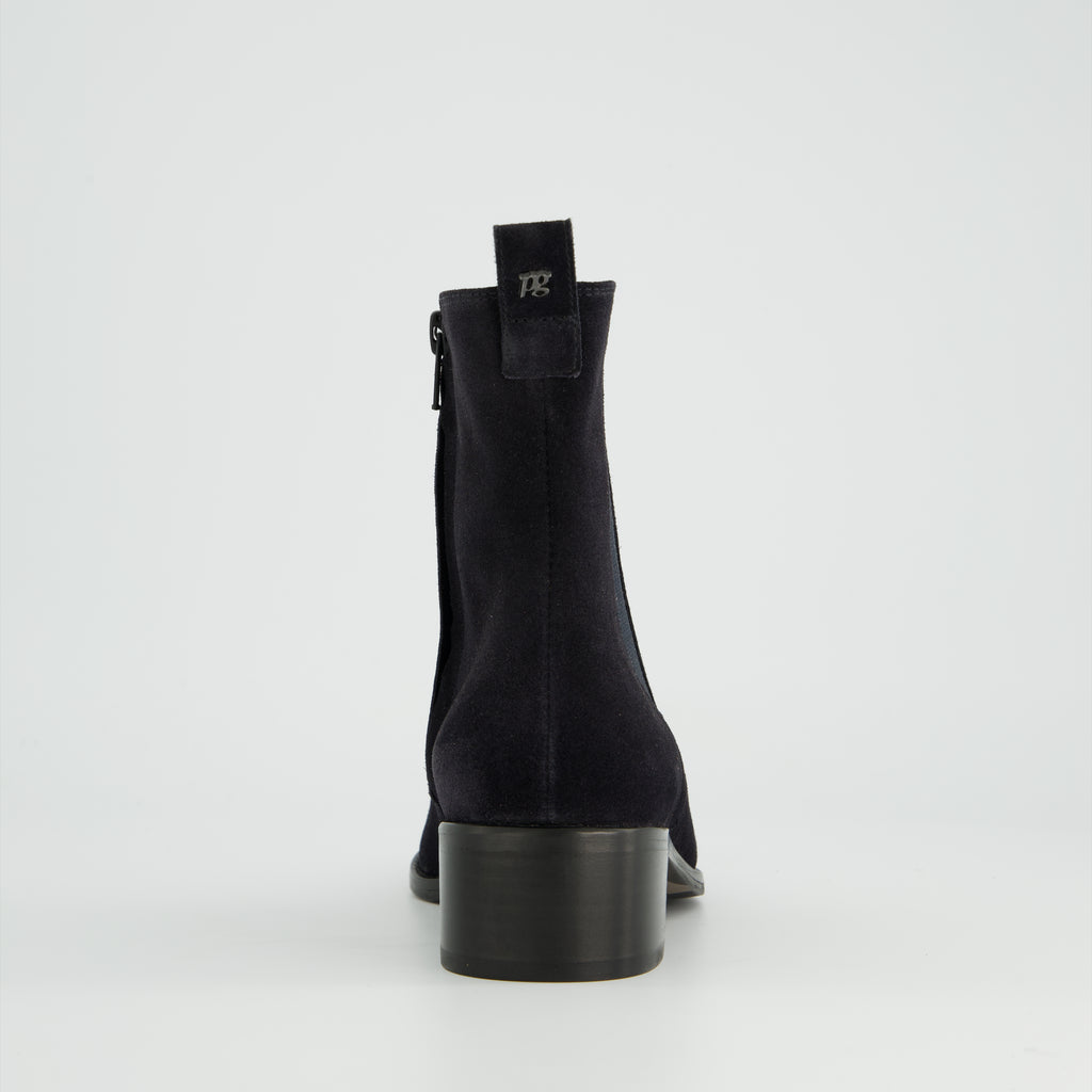 Paul Green Navy Suede Ankle Boot|8271074