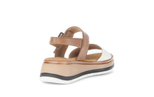 Load image into Gallery viewer, Gabor White and Tan Strap Sandal|8274452
