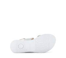 Load image into Gallery viewer, Gabor Beige and White Wedge Sandal|8274458M
