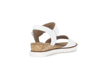 Load image into Gallery viewer, Gabor White Wedge Strap Sandal|8275050
