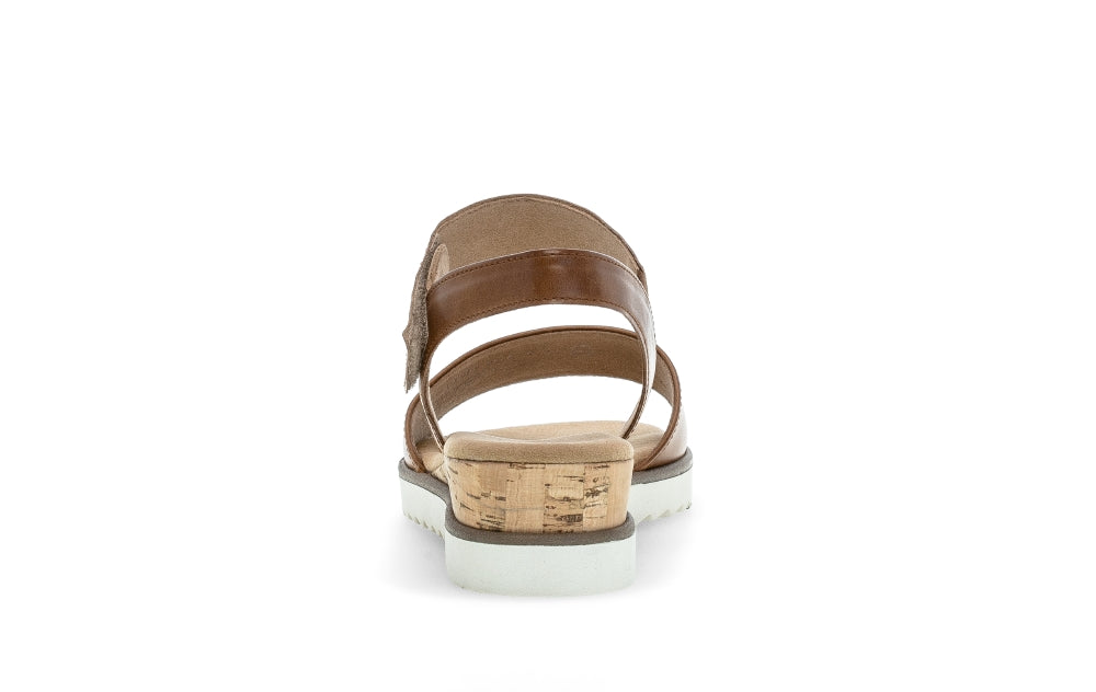 Gabor Brown Strap Sandal| 8275053