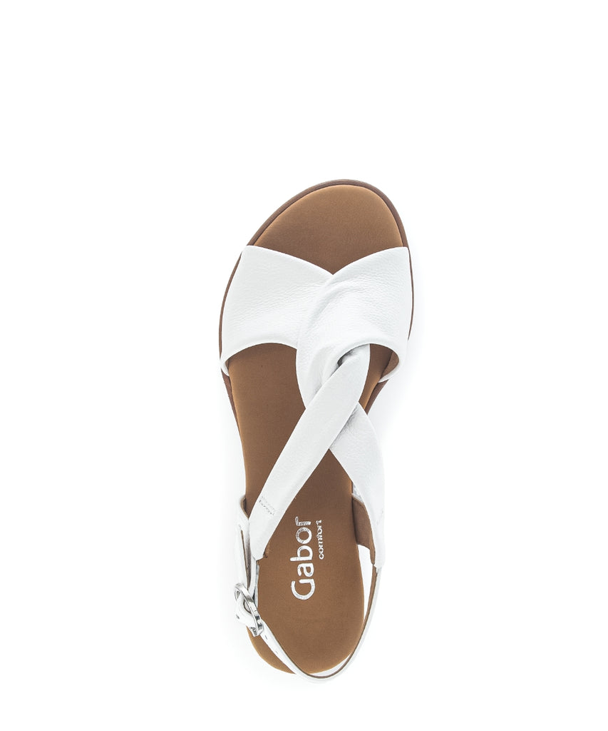 Gabor White Wedge Sandal|8275150