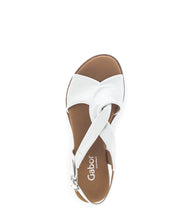 Load image into Gallery viewer, Gabor White Wedge Sandal|8275150
