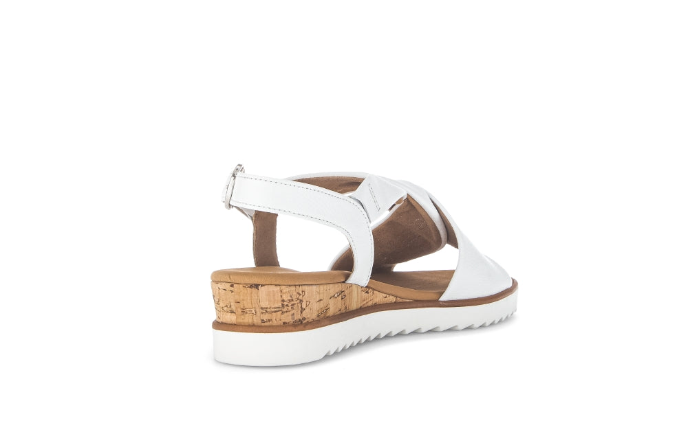 Gabor White Wedge Sandal|8275150