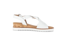 Load image into Gallery viewer, Gabor White Wedge Sandal|8275150
