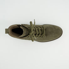 Load image into Gallery viewer, Paul Green Green Suede laced Ankle Boot|8280042
