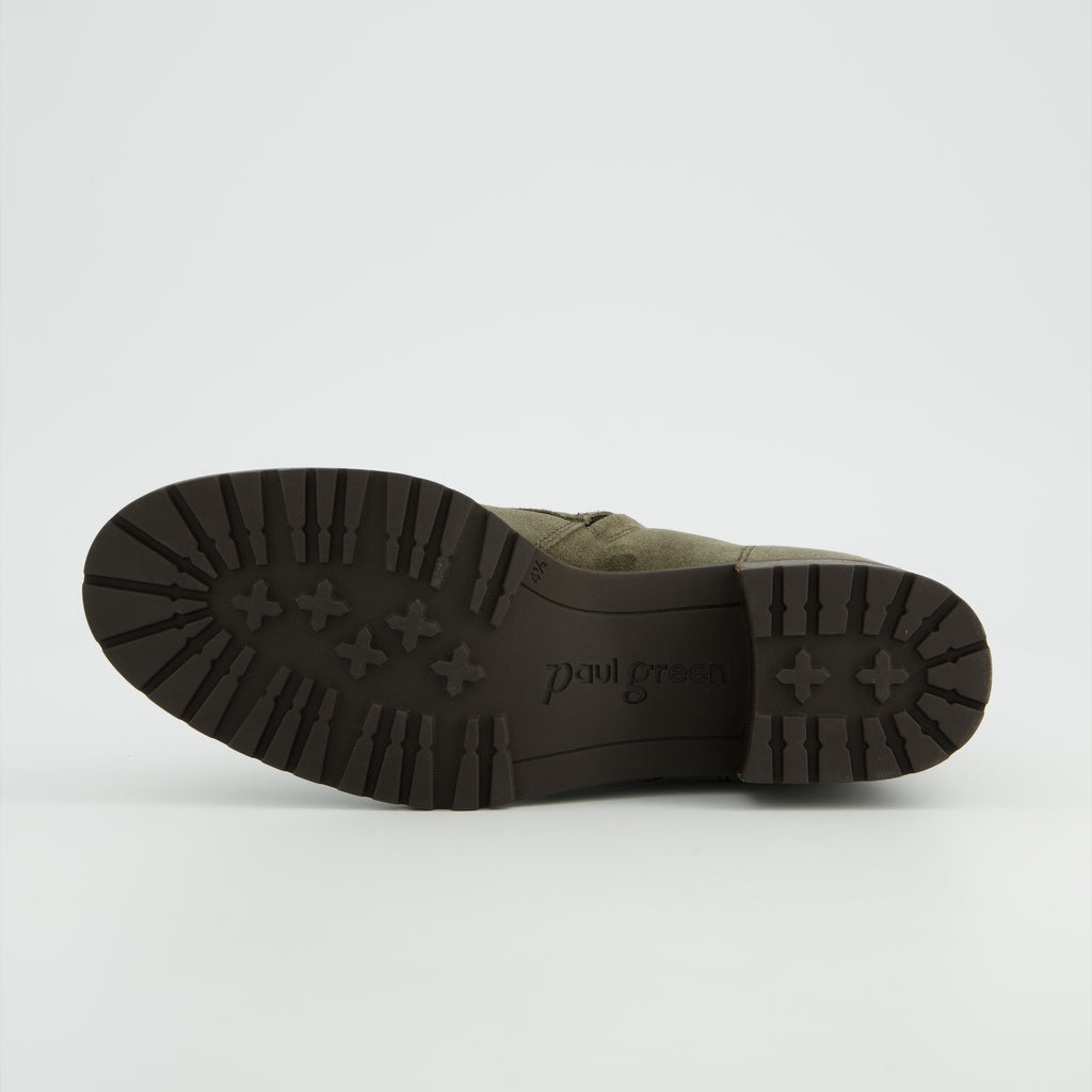 Paul Green Green Suede laced Ankle Boot|8280042