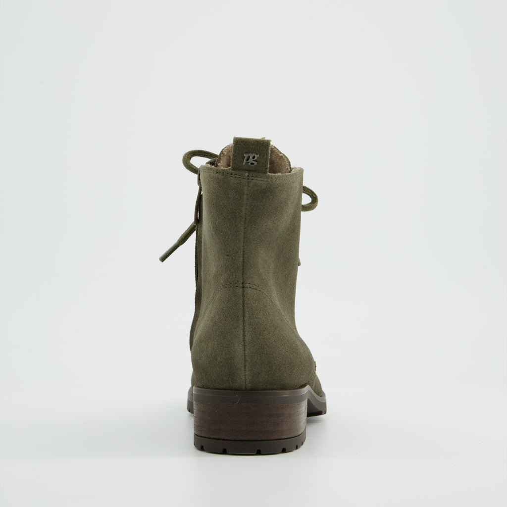 Paul Green Green Suede laced Ankle Boot|8280042