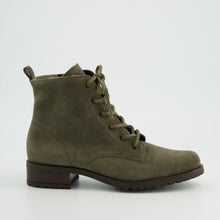 Load image into Gallery viewer, Paul Green Green Suede laced Ankle Boot|8280042
