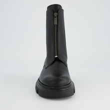 Load image into Gallery viewer, Paul Green Black Leather Ankle Boot|8287000
