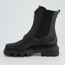 Load image into Gallery viewer, Paul Green Black Leather Ankle Boot|8287000
