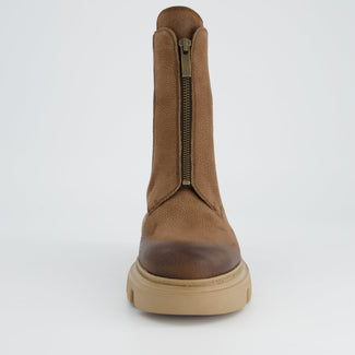 Paul Green Brown Suede Ankle Boot|8287018