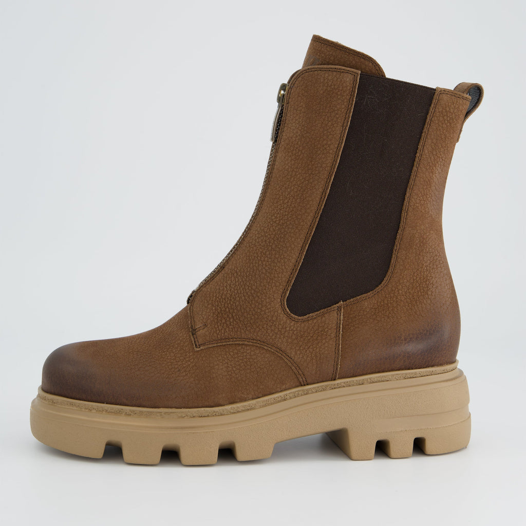 Paul Green Brown Suede Ankle Boot|8287018