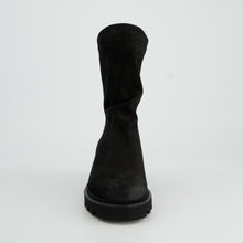 Load image into Gallery viewer, Paul Green Black Suede Ankle Boot|8291020
