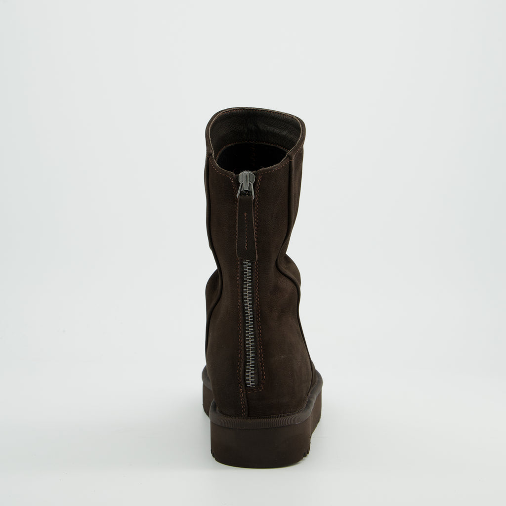 Paul Green Dark Brown Suede Ankle Boot| 8303003