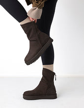 Load image into Gallery viewer, Paul Green Dark Brown Suede Ankle Boot| 8303003
