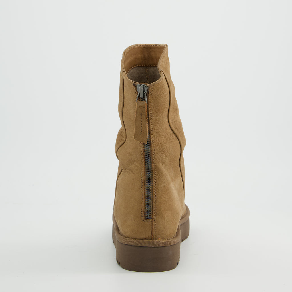 Paul Green Brown Suede Ankle Boot|8303004