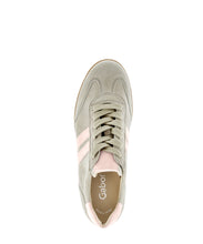 Load image into Gallery viewer, Gabor Green &amp; Pink Suede Trainer|8330034
