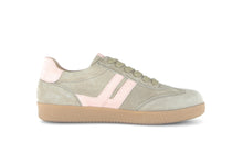 Load image into Gallery viewer, Gabor Green &amp; Pink Suede Trainer|8330034
