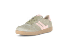 Load image into Gallery viewer, Gabor Green &amp; Pink Suede Trainer|8330034
