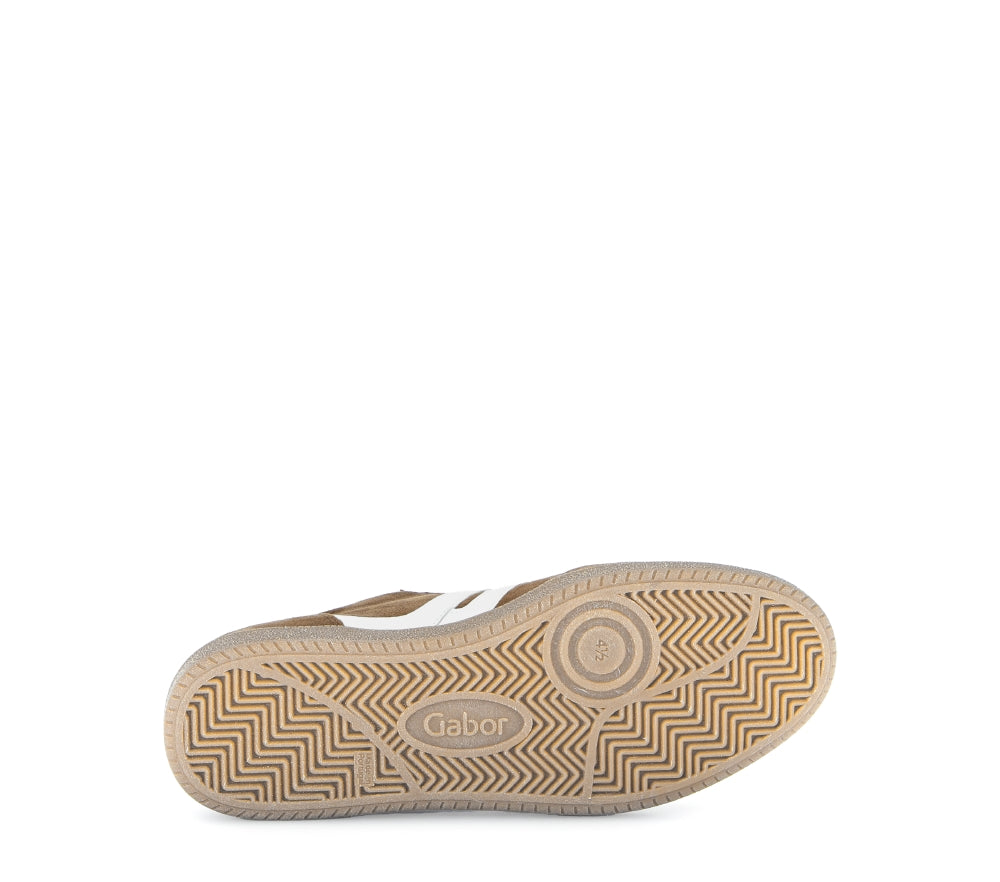 Gabor Brown Suede Trainer|8330038